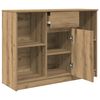 vidaXL Sideboard mit Schublade Artisan-Eiche 101x35x76cm Holzwerkstoff