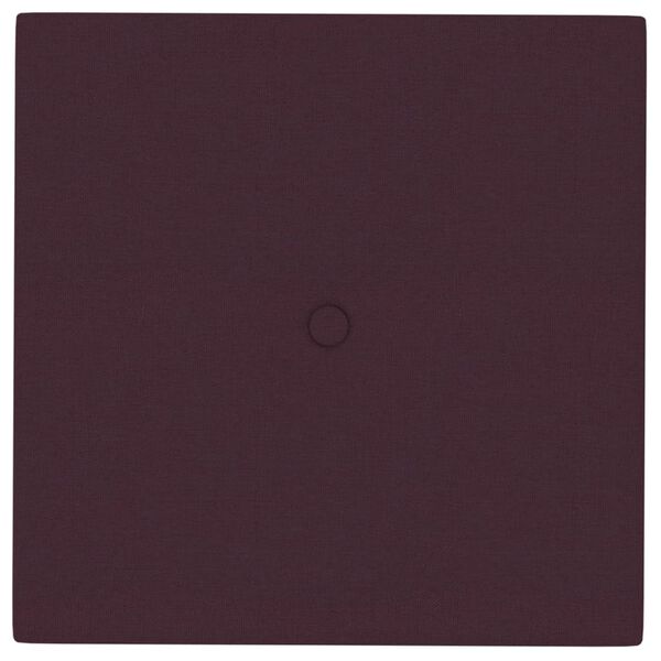 vidaXL Wandpaneele 12 Stk. Lila 30x30 cm Stoff 1,08 m&sup2;