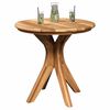 vidaXL Beistelltisch Braun 55 x 55 x 51 cm Massivholz Teak