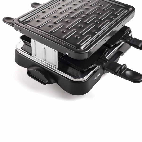 Tristar 4-Personen-Raclette-Grill 500 W 22 x 17,5 cm Schwarz