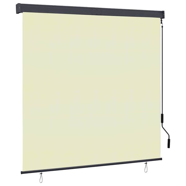 vidaXL Au&szlig;enrollo 160x250 cm Creme