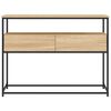 vidaXL Konsolentisch Sonoma-Eiche 100x40x75 cm Holzwerkstoff