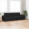 vidaXL Schlafsofa 200cm Schwarz Stoff