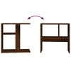 vidaXL Beistelltisch Braun Eichen-Optik 50x30x50 cm Holzwerkstoff