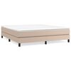vidaXL Boxspringbettgestell Cappuccino-Braun 180x200 cm Kunstleder