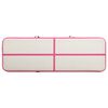 vidaXL Aufblasbare Gymnastikmatte mit Pumpe 500x100x15 cm PVC Rosa