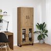 vidaXL Highboard 2 pcs Artisan-Eiche 69,5 x 34 x 180 cm
