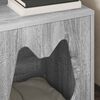 vidaXL Katzenhaus Graues Sonoma 42,5 x 40 x 53,5 cm Holzwerkstoff