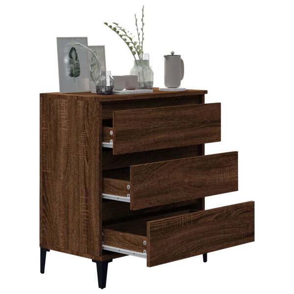 vidaXL Sideboard Braun Eichen-Optik 60x35x70 cm Holzwerkstoff