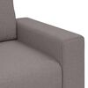 vidaXL 2-Sitzer-Sofa Taupe 160x77x82 cm Stoff