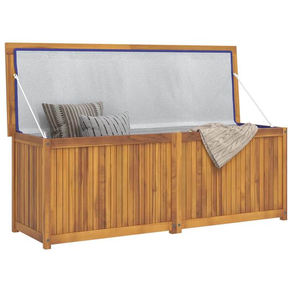vidaXL Gartenbox 150x50x55 cm Massivholz Teak