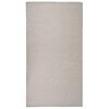 vidaXL Outdoor-Teppich Flachgewebe 80x150 cm Hellgrau