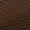 vidaXL Balkon-Sichtschutz Braun und Schwarz 300x100 cm Poly Rattan