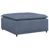 vidaXL Modulares Sofa Fu&szlig;hocker-Modul Blau 100x100x48 cm