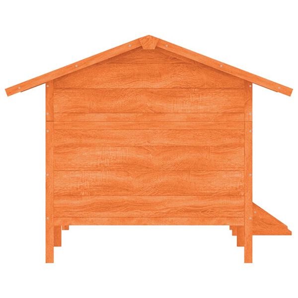 vidaXL Hundehütte Braun 159x120x88,5 cm Massivholz Kiefer