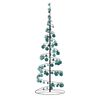 vidaXL LED Weihnachtsbaum mit Kugeln 100 LEDs Warmwei&szlig; 150 cm