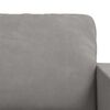 vidaXL Sofa 2 pcs Hellgrau 228 x 78 x 80 cm Samt