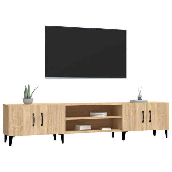 vidaXL TV-Schrank Sonoma-Eiche 180 x 31,5 x 40 cm Holzwerkstoff