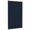 vidaXL Dachpaneel 36 Stk. Anthrazit 80 x 45 cm Verzinkter Stahl