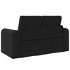 vidaXL Schlafsofa 60cm Schwarz Samt