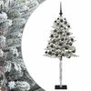 vidaXL K&uuml;nstlicher Weihnachtsbaum mit Kugel 120 cm 150 LEDs