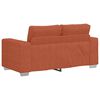 vidaXL Zweisitzer-Sofa Rot Orange 160x77x82 cm Cordstoff