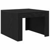 vidaXL Couchtisch Schwarz Eichen-Optik 50 x 50 x 35 cm Holzwerkstoff