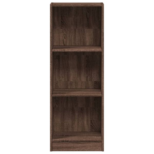 vidaXL Bücherregal Braun Eichen-Optik 40x24x109 cm Holzwerkstoff