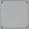 vidaXL Magnettafel Wandmontage Schwarz 60x60 cm&nbsp; Hartglas