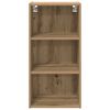 vidaXL H&auml;ngeschrank Artisan-Eiche 40 x 29,5 x 80 cm Holzwerkstoff