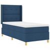vidaXL Boxspringbett mit Kopfteil Blau 80 x 200 cm Stoff