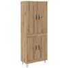 vidaXL Highboard 2 pcs Artisan-Eiche 69,5 x 34 x 180 cm Holzwerkstoff