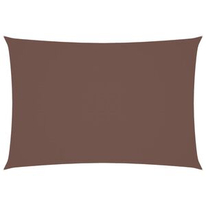 vidaXL Sonnensegel Oxford-Gewebe Rechteckig 3x5 m Braun