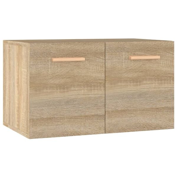 vidaXL Wandschrank Sonoma-Eiche 60x36,5x35 cm Holzwerkstoff