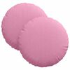 vidaXL Sitzkissen 2 Stk. Stoff Rosa &Oslash;30 x 13 cm