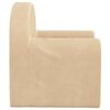 vidaXL Kindersofa Creme Weich Pl&uuml;sch