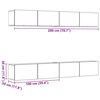 vidaXL 4-teiliges TV-Wandschrank-Set Altholz 100x30x30 cm