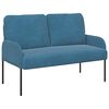 vidaXL Sofagarnituren mit Kissen 3 pcs Blau 115 x 56 x 80 cm Sperrholz