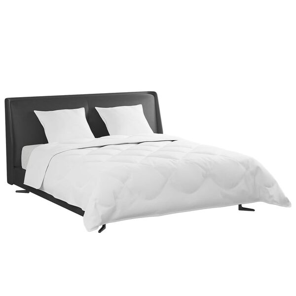 vidaXL Bettdecken Set mit Kissen 3 pcs Wei&szlig; Daunenfeder