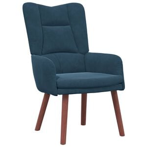 vidaXL Sessel Blau 63 x 67 x 94 cm Samt