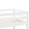 vidaXL Etagenbett Weiß 75x190 cm Massivholz Kiefer