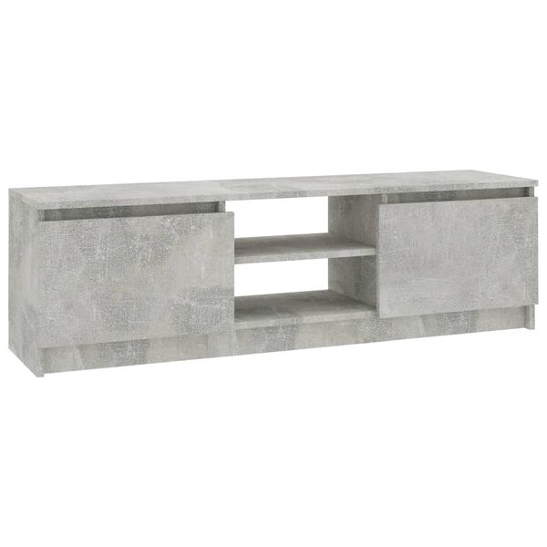 vidaXL TV-Schrank Betongrau 120&times;30&times;35,5 cm Holzwerkstoff