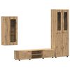 vidaXL TV-Schrankset FLORIN 3 Stk. Artisan-Eiche Holzwerkstoff