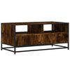 vidaXL Couchtisch R&auml;uchereiche 100x50x45 cm Holzwerkstoff und Metall