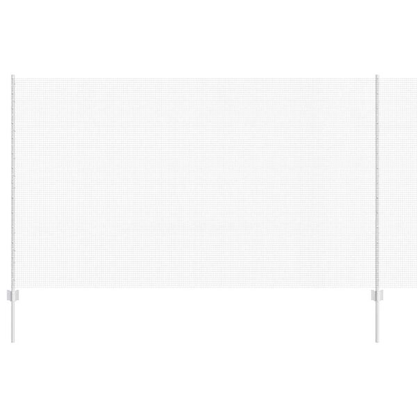 vidaXL Zaun mit Pfosten Silber 1,4 x 25 m Stahl