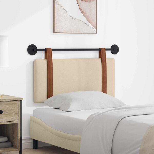 vidaXL H&auml;ngevorderseite Wandmontiert Creme 100 x 55 x 5 cm Antikes PU