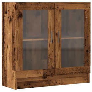 vidaXL B&uuml;cherschrank Altholz-Optik 82,5x30,5x80 cm Holzwerkstoff