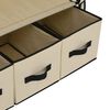 vidaXL Kleiderschrank Creme 87 x 49 x 159 cm Stoff