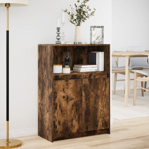 vidaXL Sideboard mit LED R&auml;uchereiche 72x34x100 cm Holzwerkstoff