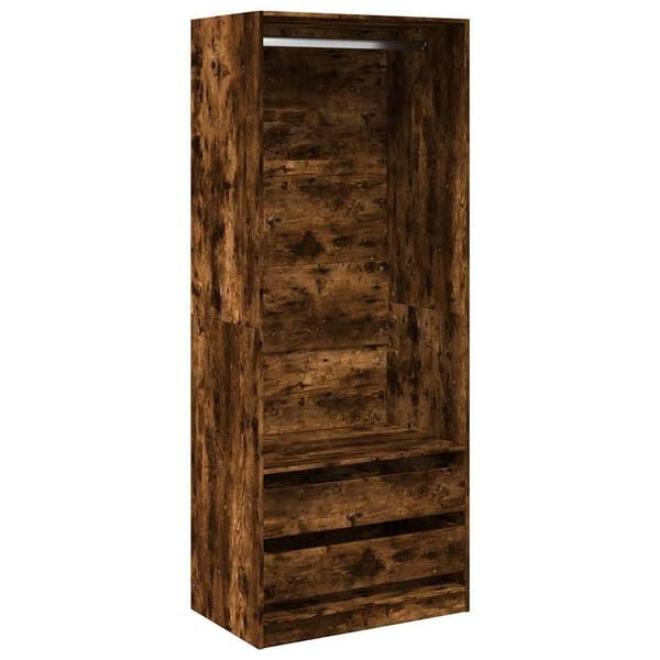 vidaXL Kleiderschrank R&auml;uchereiche 80x50x200 cm Holzwerkstoffs